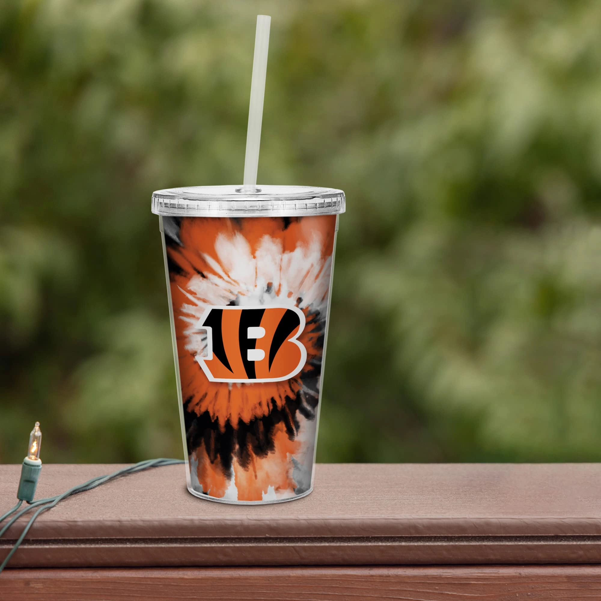 NFL Football Metallic Tie Dye Tumbler - 473ml