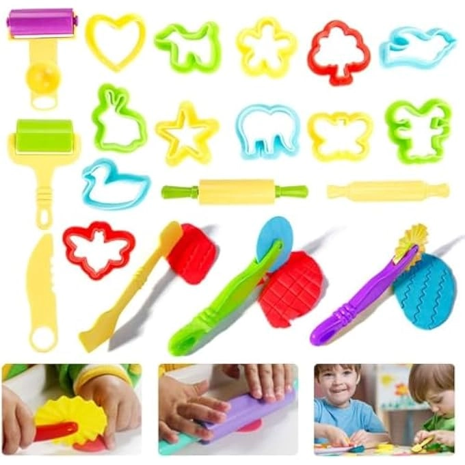 Modeling Clay Tools Set - 36 months - 10 years 20 Pcs