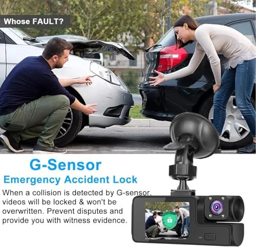 3 Channel Dashcam - 1080P