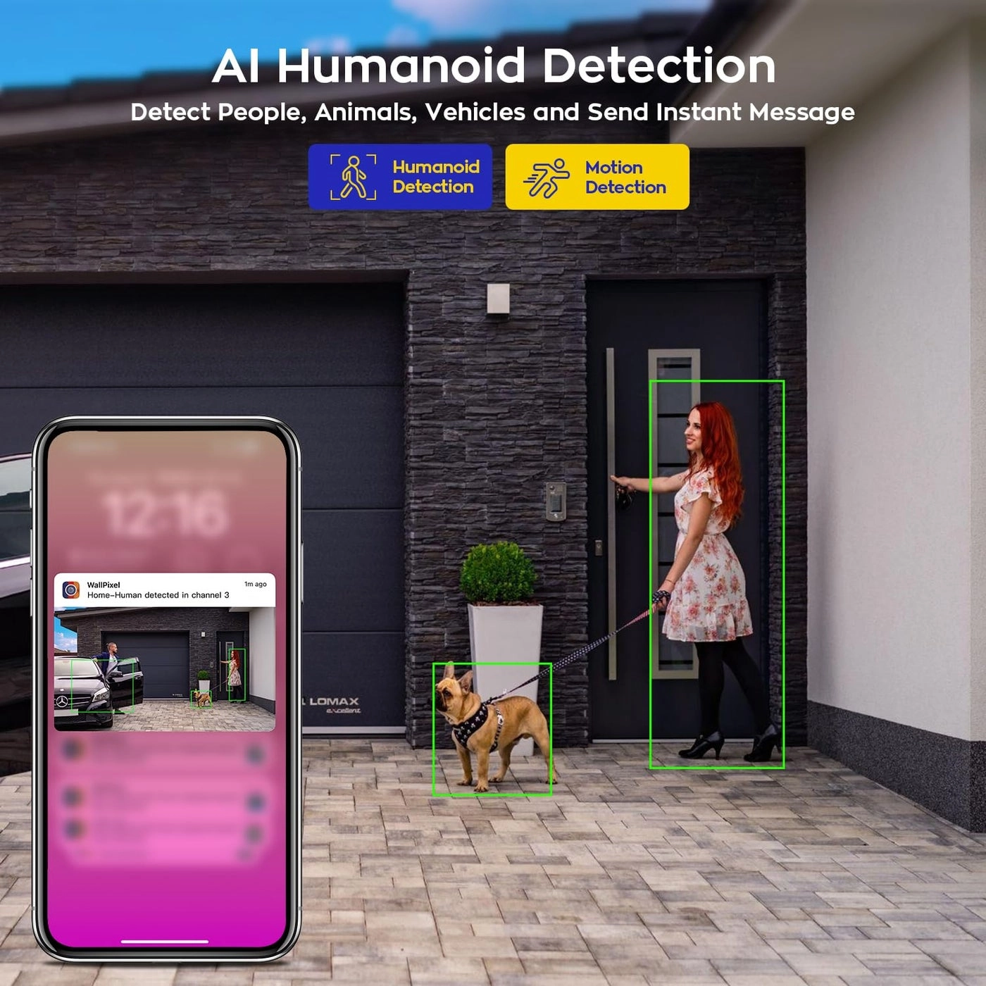 Dual-Lens Security Camera 4MP QHD