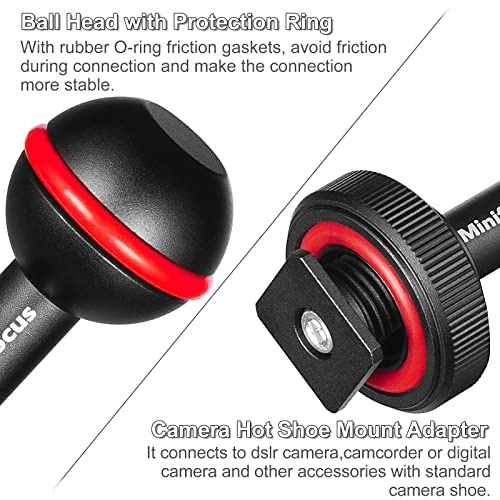 Ball Clamp Mount - Cold Shoe Adapter Aluminum