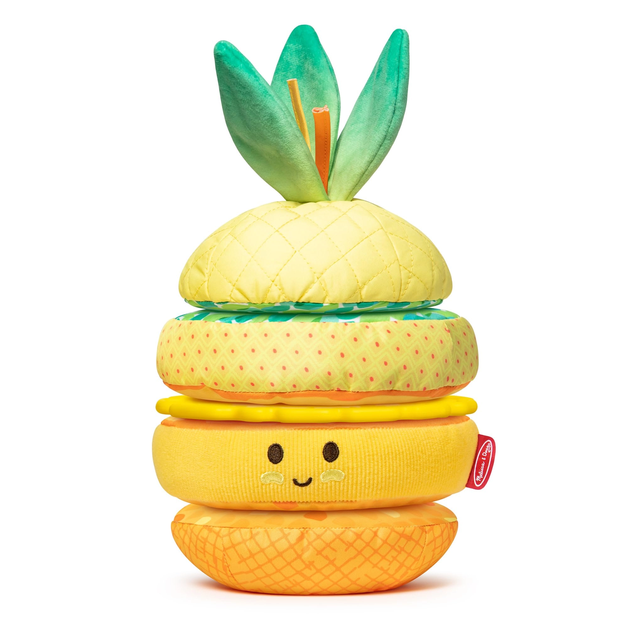 Melissa & Doug Pineapple Soft Stacker Sensory Toy Multi