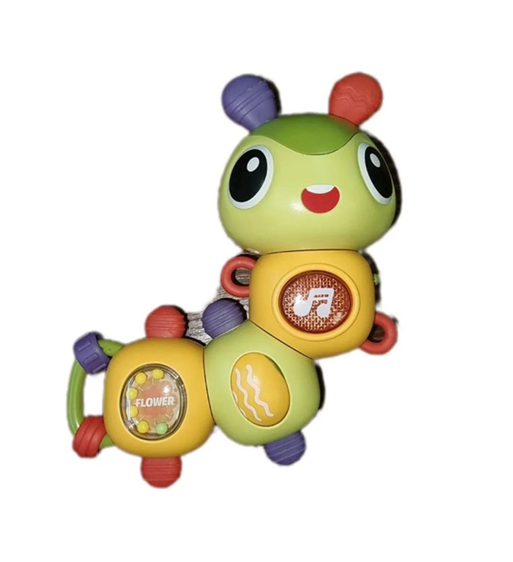 Jawda Sound And Light Rotating Caterpillar Toy - Suitable for 18 months & above