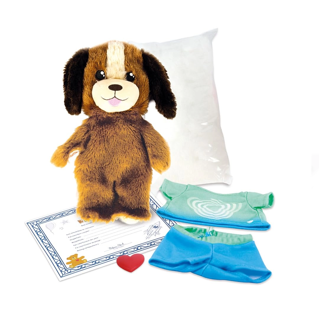 Casdon Puppy Mini Puppy Friend & Outfit Pack 22.9 cm - Compatible with Stuffing Station Ages 3+