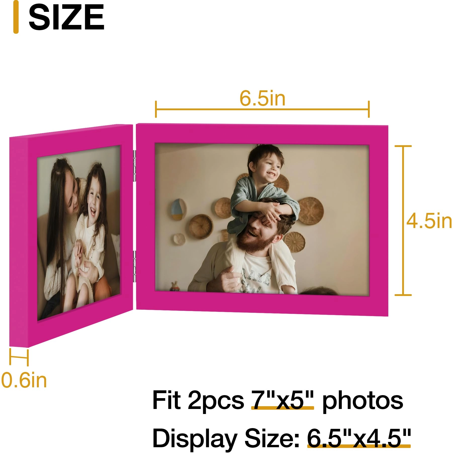 Double Picture Frame - 5x7 2