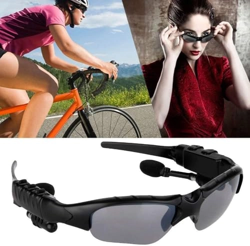Smart Bluetooth Solar Glasses - Black