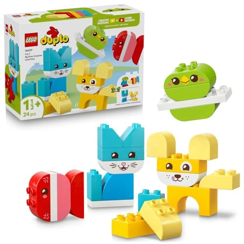 Creative Cute Pets - 3 in 1 8 BRICK-BUILT TOY ANIMALS