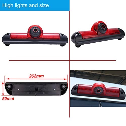 Brake Light Reversing Camera - Night Vision 1280 x 720 pixels