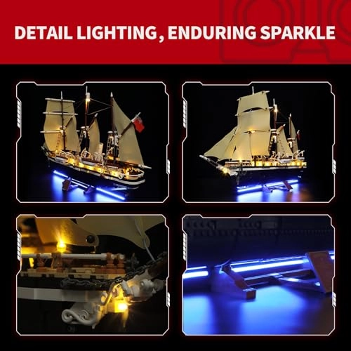 LED Light Kit for LEGO Icons The Endurance Ship 10335