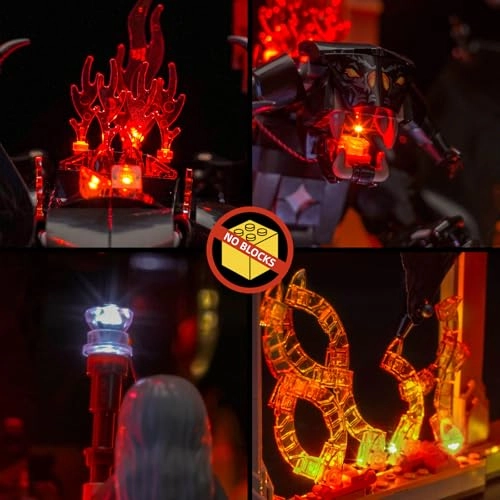 10367 Balrog Book Nook - Decoration Lighting Set 5 lights USB Battery