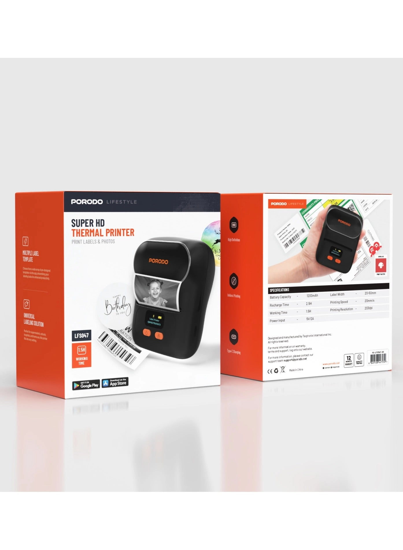 Super HD Thermal Printer - Inkless Printing 50 millimeter