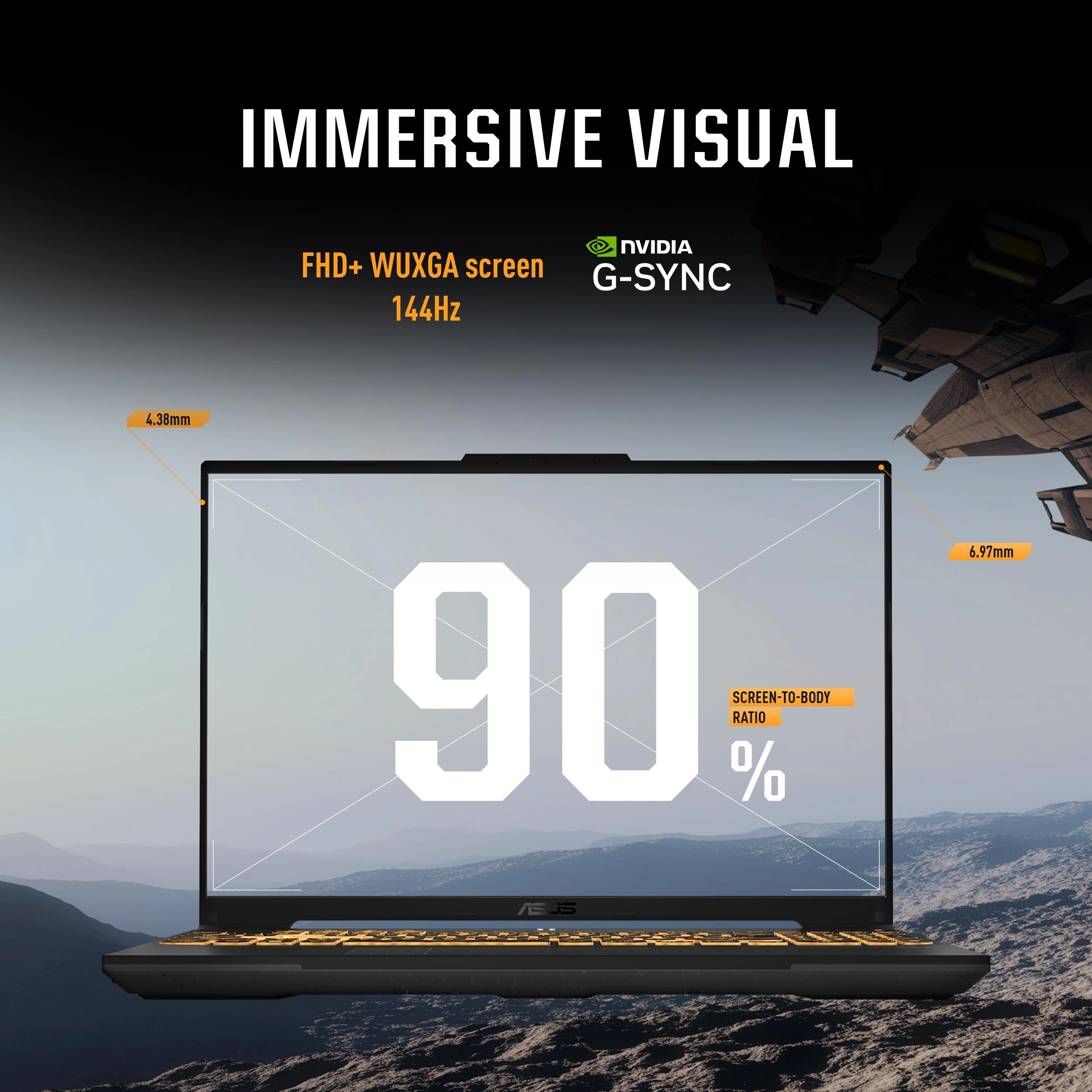 TUF Gaming F16 FX607VU-RL048 - 16'' Core 5 210H 16GB DDR5 512GB SSD