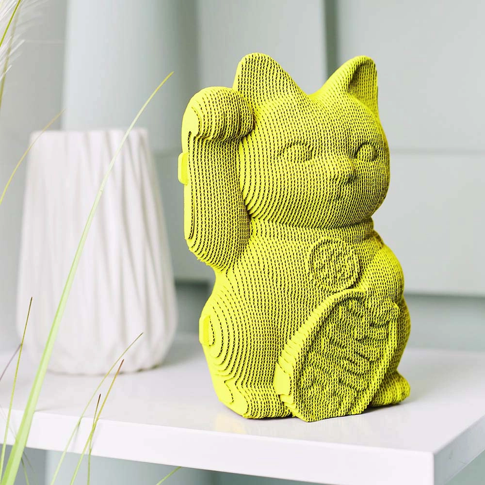 Lucky Cat 3D Puzzle (7529-CARTLUCK) - 93 pcs