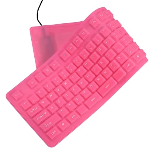 108 Keys USB Silicone Foldable Keyboard