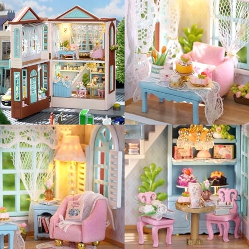 Dollhouse Miniature DIY House Kit - Creative Room 1:100