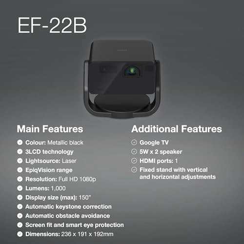 EpiqVision Mini EF-22 V11HB38440DA 1000 Lumens