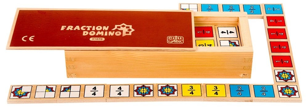 Edu Fun Fraction Domino - Suitable for 7 to 9 yrs