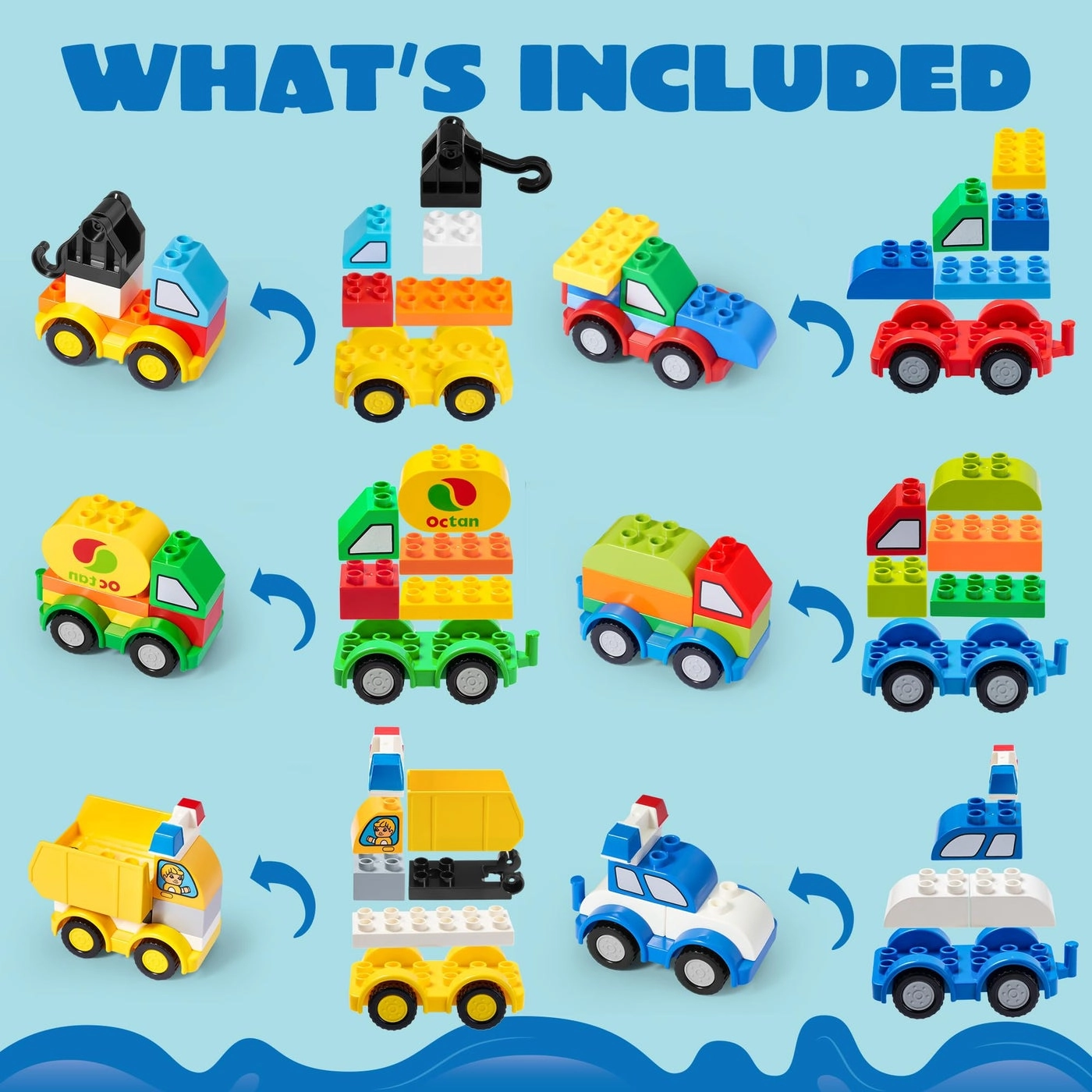 Car Building Blocks - 80pcs