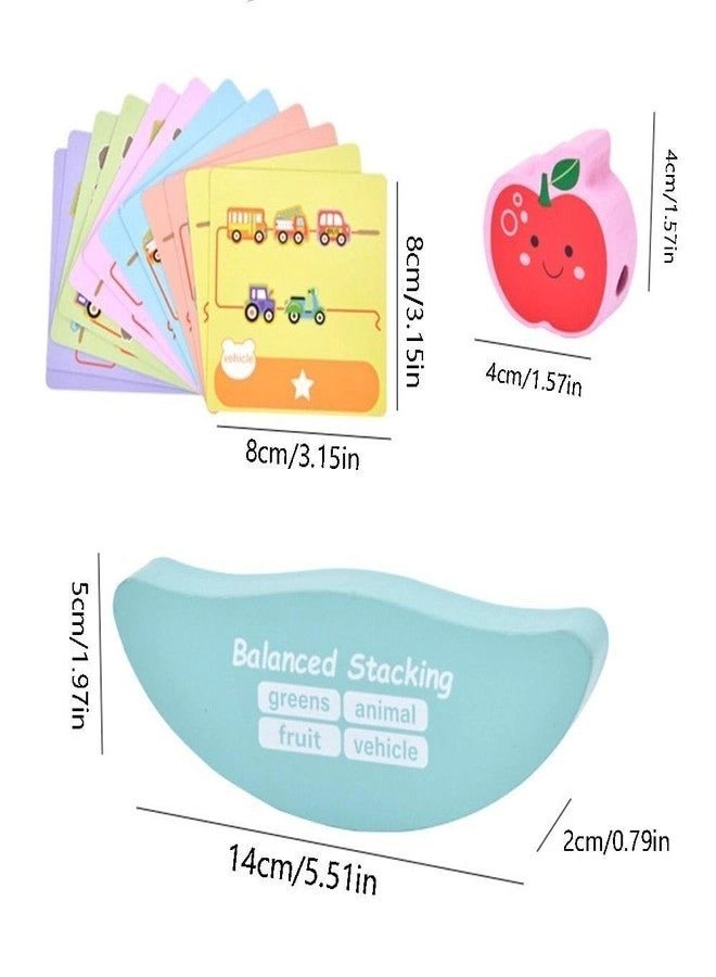 Fruit Puzzle Toy - Sorting Stacking Beading