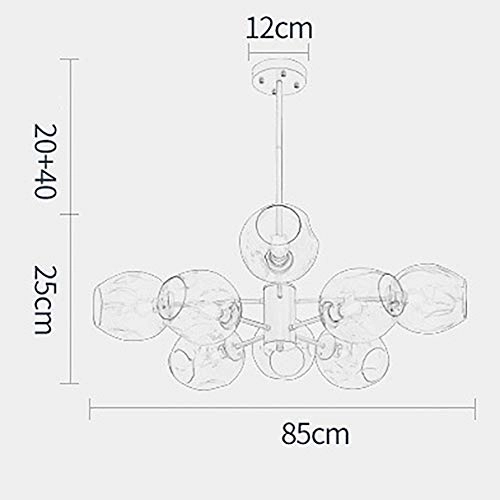 Magic Bean Molecule Chandelier