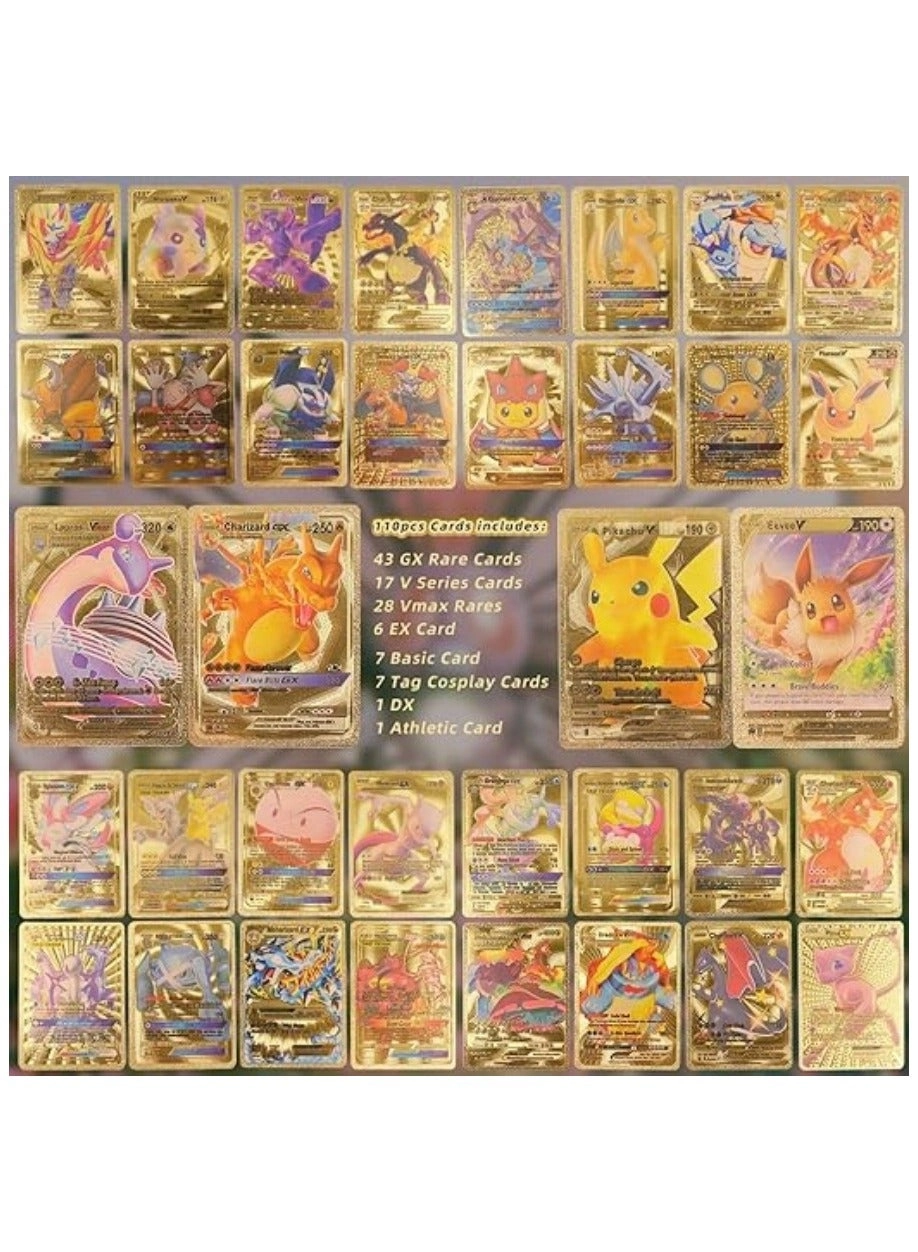 Deck Box + Gold Foil Card Pack - 110pcs