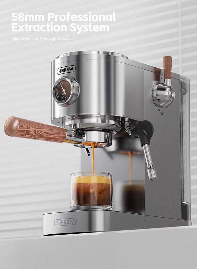 3-in-1 Semi-Automatic Espresso Machine & Milk H13A