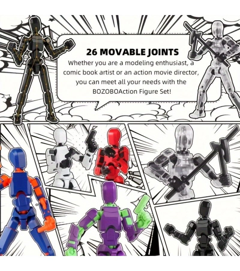 Action Doll Set - 6 years 6-piece
