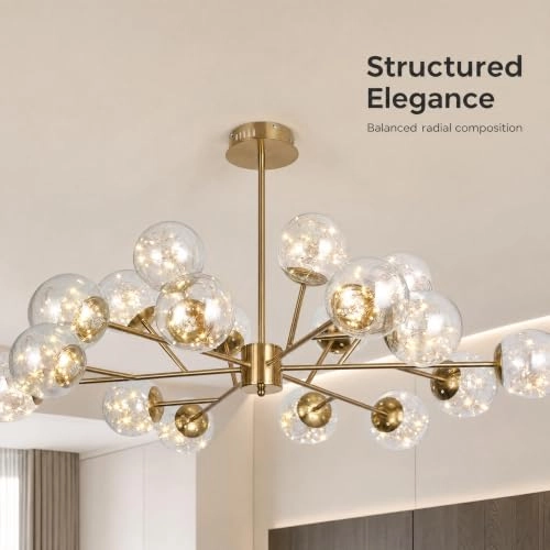 Sputnik Chandelier - 12-Light 72W