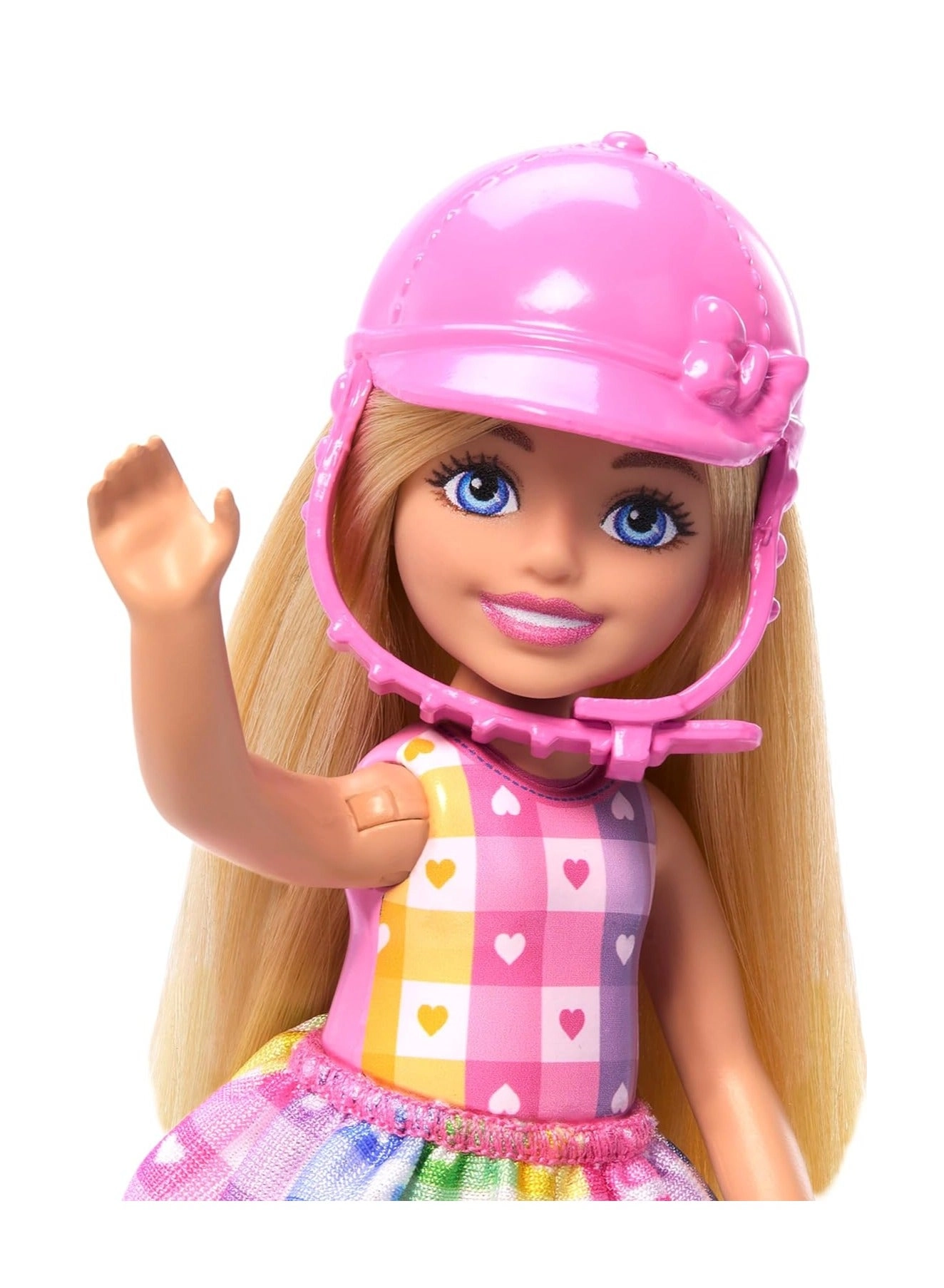 Chelsea Doll - Blonde + Pony - Pink Saddle