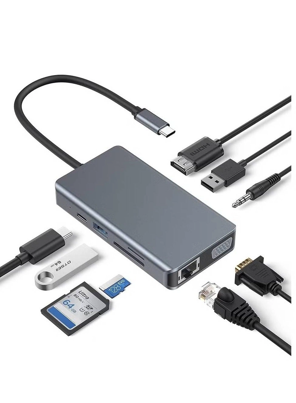 GENNEXT Docking Station USB-C HUB