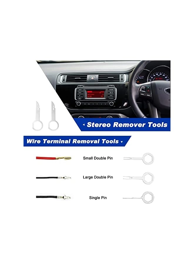 Car Audio Removal Kit - Plastic Pry Tools 19 Pieces