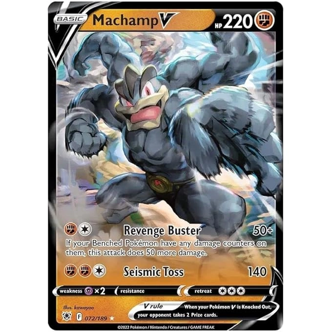 rayihni MACHAMP - Pokemon - SWSH ASTRAL RADIANCE + TOPLOADER