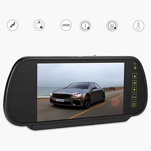 Car Rearview Mirror - 1024*600 pixels