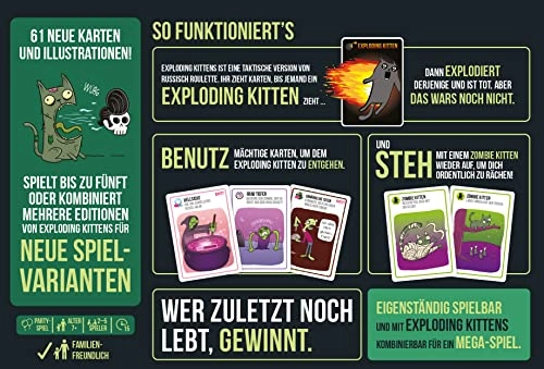 Zombie Kittens - Card Game (German)