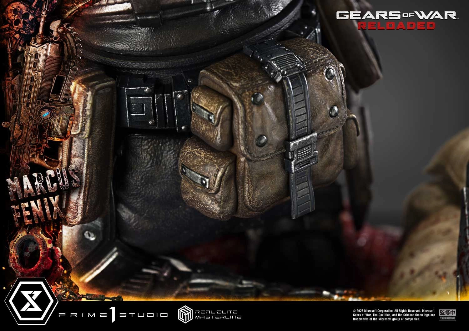 Marcus Fenix - Gears of War: Reloaded Real Elite Masterline - 1/3 scale LED Illumination Statue