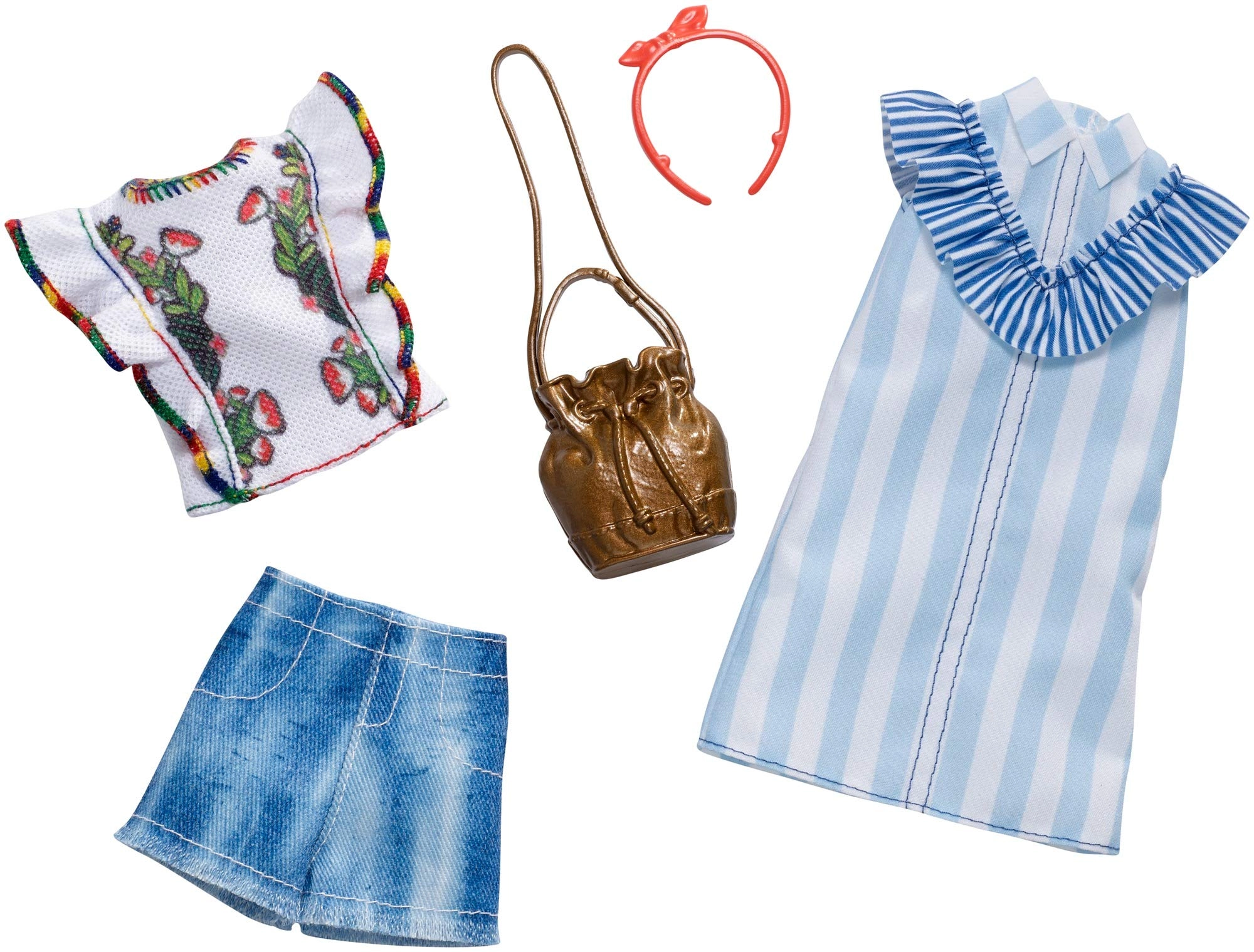 Barbie Fashion - 2-Pack Ruffles and Stripes