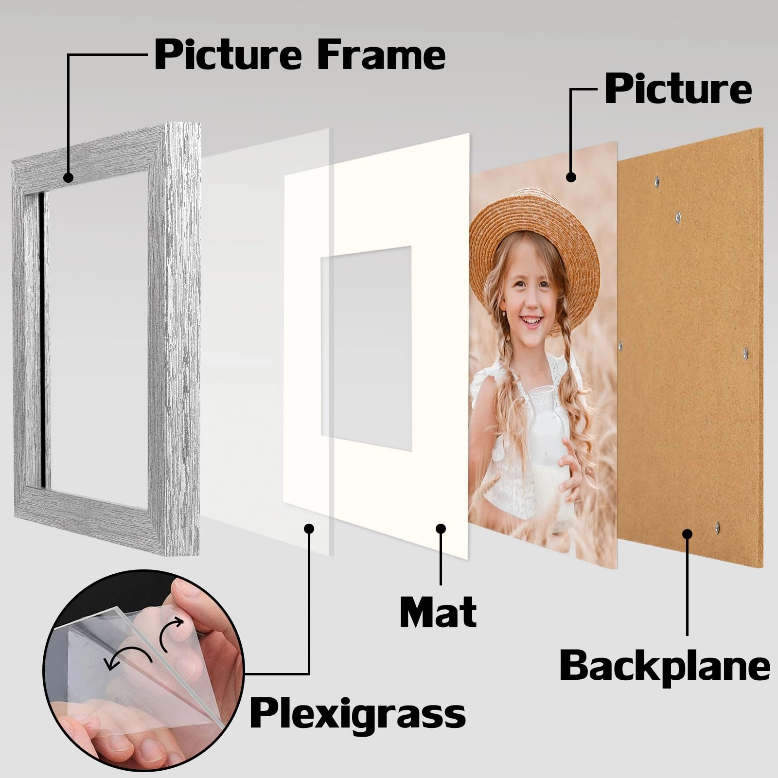 Square Picture Frame - 6x6 1