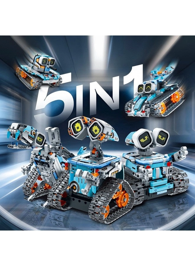 5-in-1 STEM Robot Building Toys Robotics Coding - 8 years+ 435 pieces