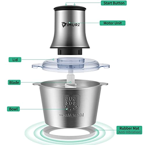 Mini Chopper - 2 Litre 220 Volts (AC)