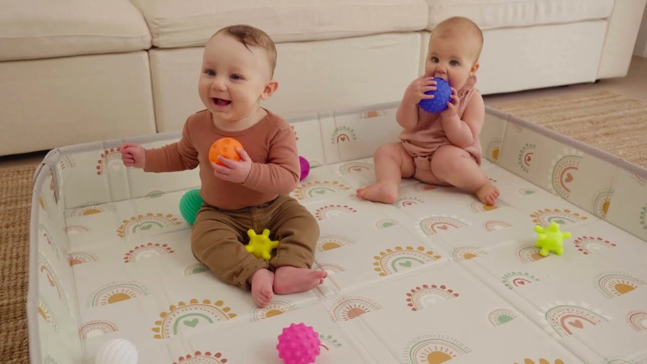 Foldable Soft Foam Mat - boho 0 Months