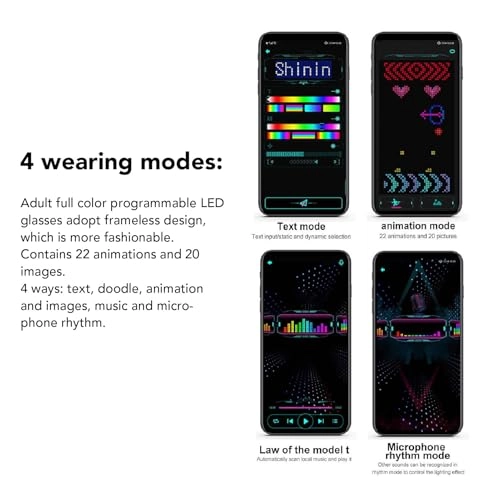 Luminous LED Glasses