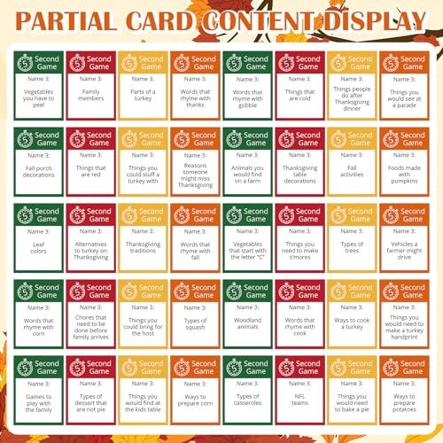 5 Second Game - 72 Cards 5 Second Hourglass