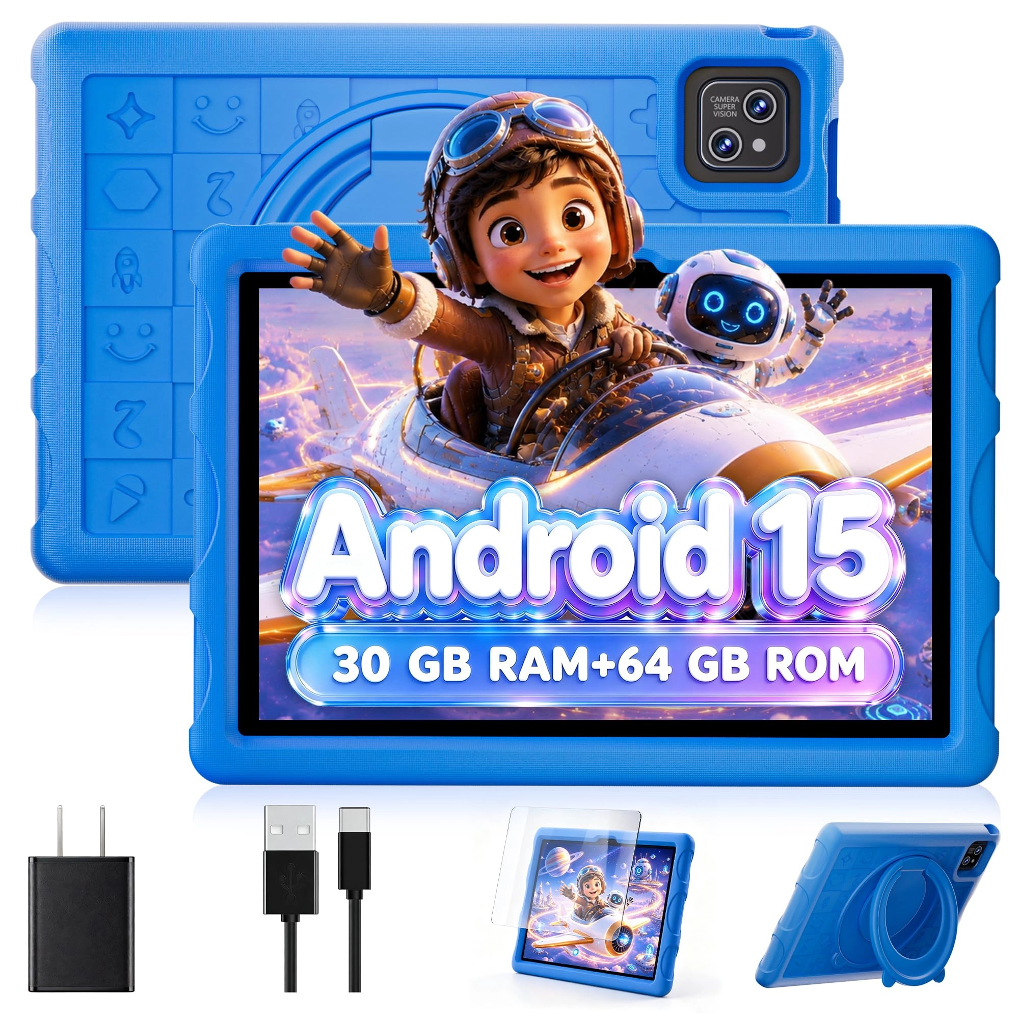 Shenzhen Kanglaimi Electronics Co., Ltd Android 15 Tablet - 64GB 10.1"