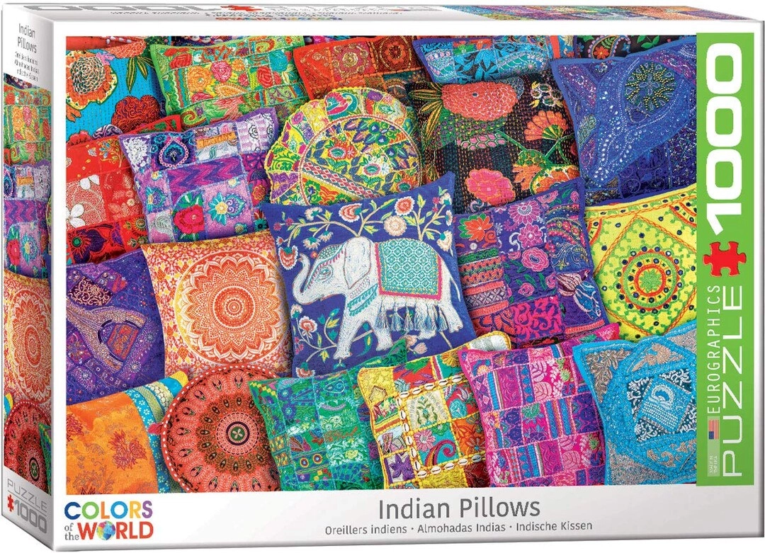 Eurographics Indian Pillows Puzzle (6000-5470) - 1000 pcs