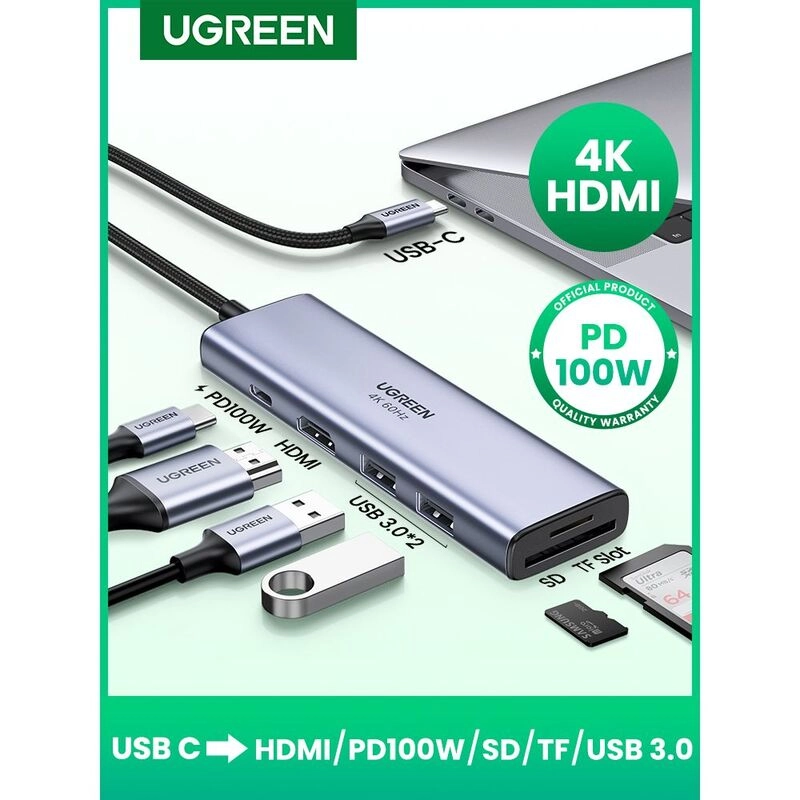 6-in-1 USB C HUB
