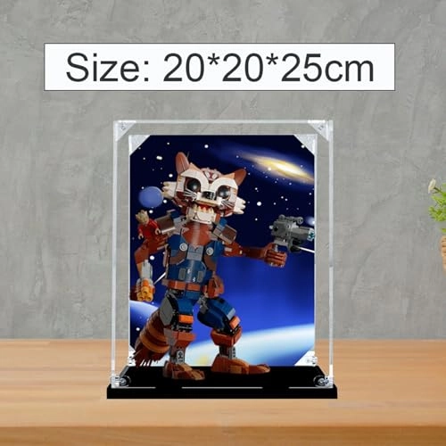 Protective Acrylic Display Box for Lego 76282 - With Background
