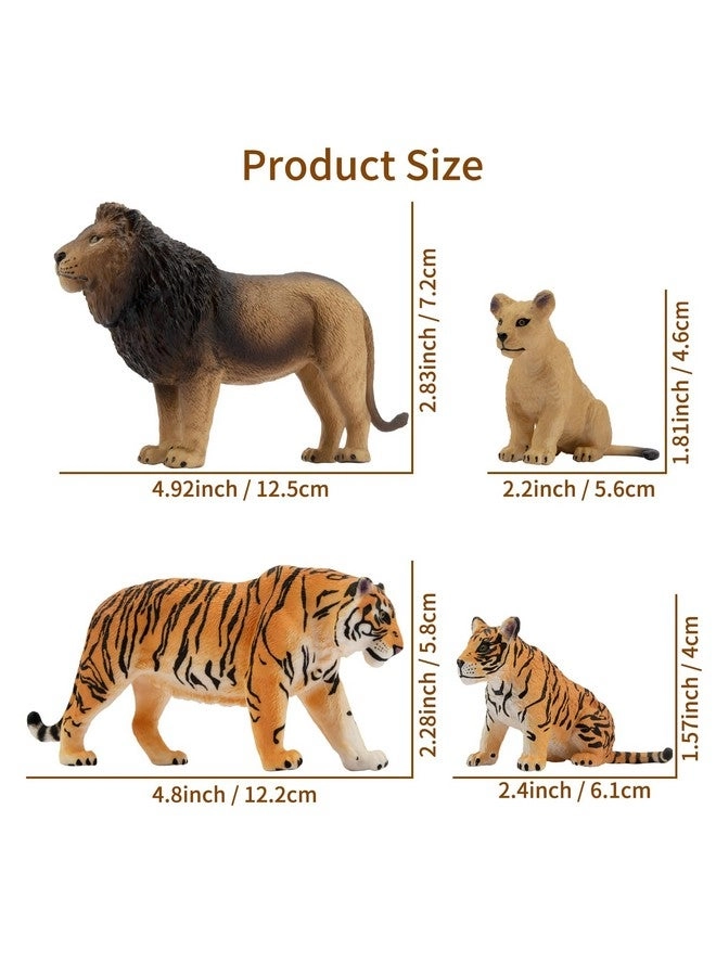 Jungle Animals Figures 8 pcs