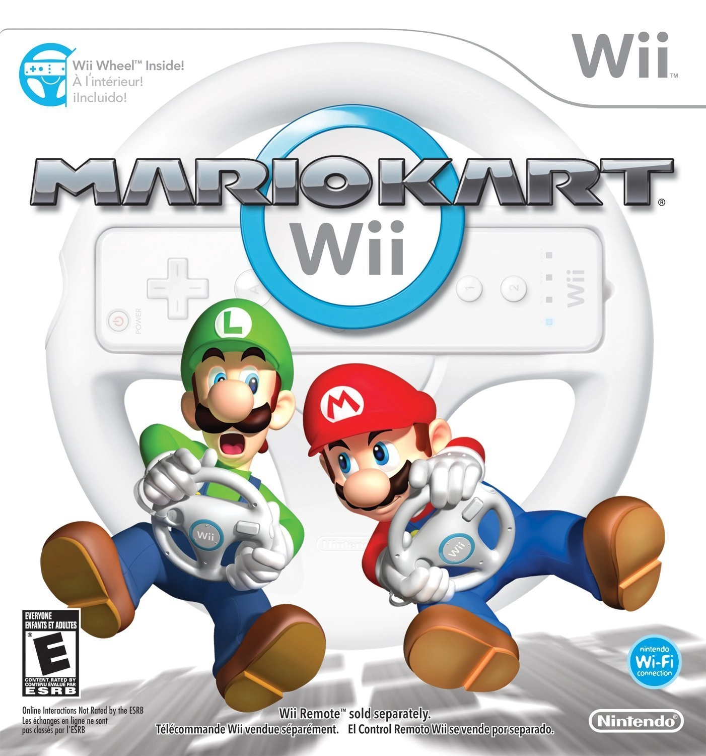 Nintendo Mario Kart Wii + Wii Wheel