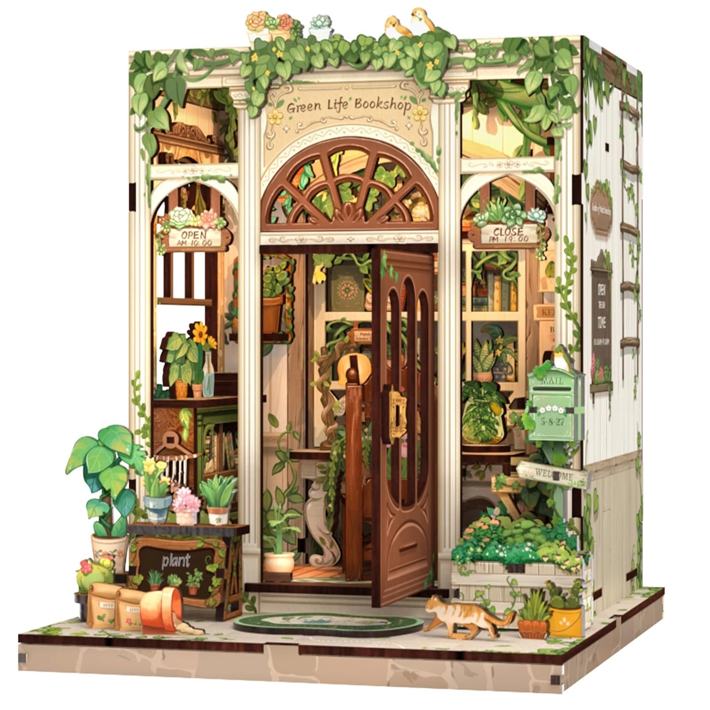 Fsolis Book Nook - Floral 1:12