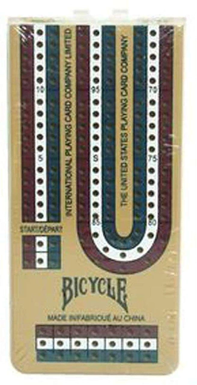Folding Cribbage Board - 3 Track 9 Pegs